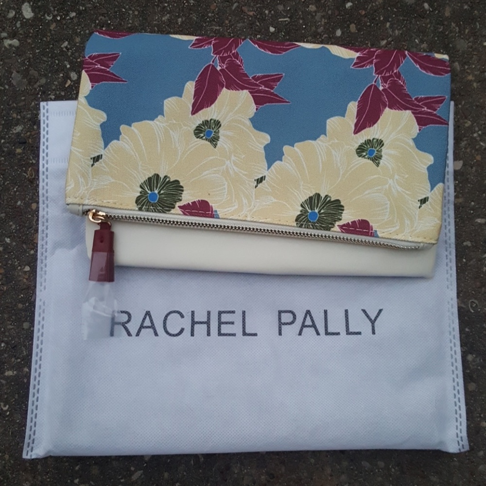 Rachel Pally Reversible Zipper Clutch New Duster